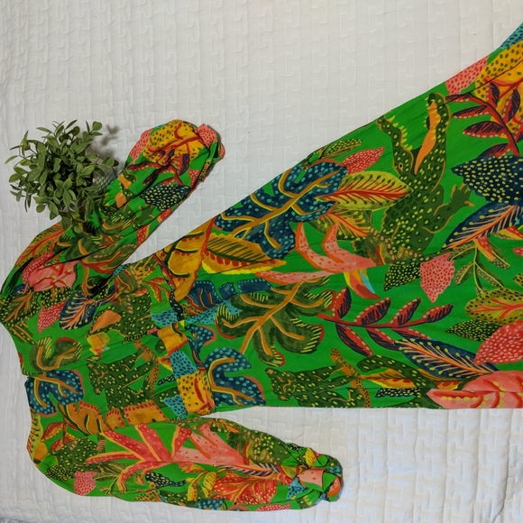 Farm Rio Colorful Midi Dress - Picture 8 of 8